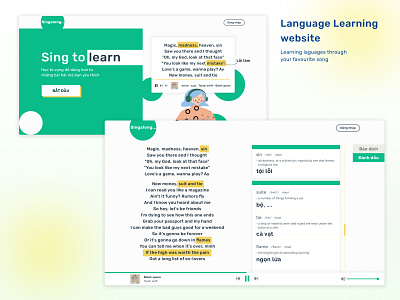 Language Learning website