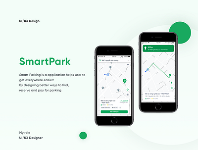 SmartPark App | Parking App for Vietnamese user. app behance casestudy parking app parking lot product design ui ui ux uidesign uiux uiuxdesign uxdesign