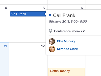 Calendar Event app calendar event ui user web