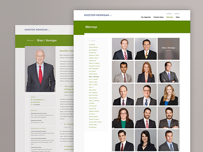 Attorney Biography attorneys biography design firm law lawyer website