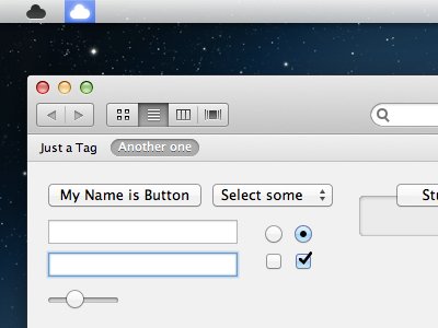Sketch 2.0 Mac OSX UI Kit button checkbox freebie input kit light mac osx radio select sketch slider text traffic ui