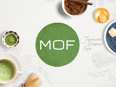 Rebranding Mof - Japanese Dessert Cafe logo mof mofcafe rebrand redesign saigon