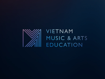 VMA - Vietnam Music & Arts Logo art brand design education hoathi logo music saigon studio trademark