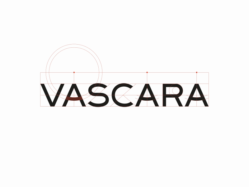 Vascara Logotype Redesigned customtypography fashionbrand logogrid logotype redesign vascara