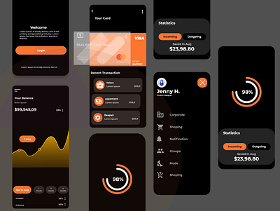 Banking Apps Design adobe adobe xd apps art best best designer design designer dribbble figma framer invision invite print product design ui ui ux ui design ux design