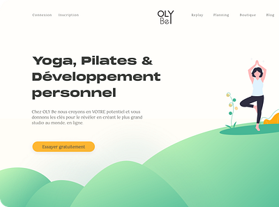 OlyBe shot branding design ecommerce ui ux webdesign yoga yoga app yoga pose yogi