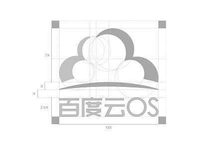 Baidu cloud OS logo