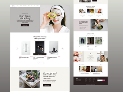 Beauty shop landing page design beauty beauty shop beauty shop landing page beauty shop website branding design graphic design gym web ui icon illustration landing page new ui new ui ux professional ui u ui ui landing page ux vector