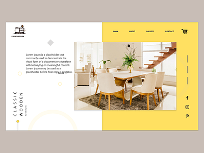 Furniture shop landing page branding creative design furniture furniture shop furniture shop landing page landing page new web ui professional ui unique ux web ui website design