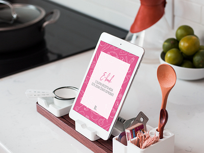 E-book Mini-Cookbook Design | BONJOUR.ba booklet booklet design cookbook design graphic design graphics recipes