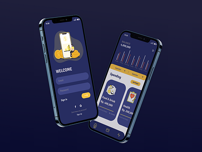 Money Tracker design mobile ui mobileapps money money management product design tracker ui