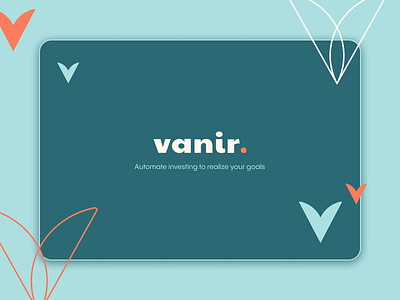 ~ Vanir | Branding ~ app brand branding design financial fintech illustration logo design minimal ui vector