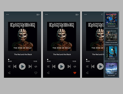 Music player app appdesign design skechapp ui uidesign web