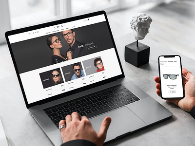 Kwiat Optics Brand Web and Mobile UI/UX Design Ecommerce