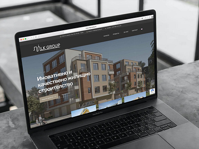 LK Group Architecture Brand Website UI/UX Design Landing Page