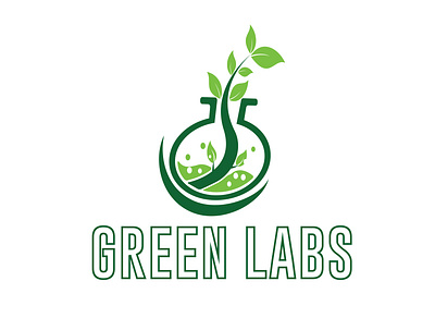 green labs creative custom flat flatminimalist logo logodesign minimal minimalist modern vactor