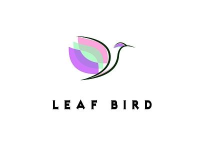 leaf bird creative custom flat flatminimalist logo logodesign minimal minimalist modern vactor