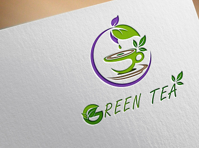 green tea creative custom flat flatminimalist logo logodesign minimal minimalist modern vactor