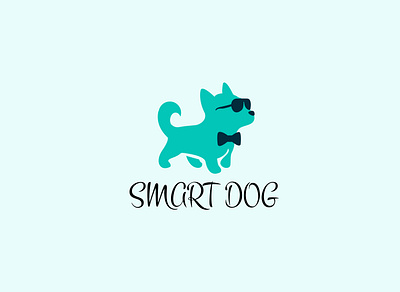 SMART DOG creative custom flat flatminimalist logo logodesign minimal minimalist modern vactor