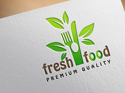 FRESH FOOD creative custom flat flatminimalist logo logodesign logotype minimal minimalist modern vactor