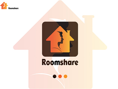 roomshare app creative design flat flatminimalist icon logo logodesign modern redesign room share ui