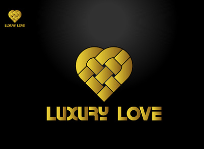 LUXURY LOVE creative custom flat flatminimalist logo logodesign minimal minimalist modern vactor