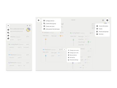 DailyUI Challenge 027 - Dropdown 027 app dailyui dailyuichallenge dashboard design dropdown flat minimal ui