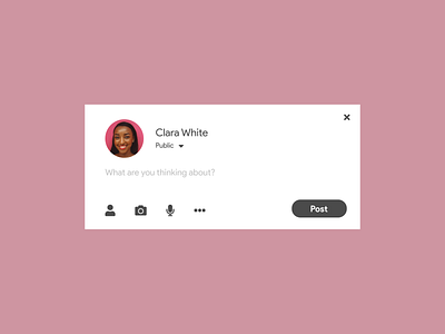 DailyUI Challenge 081 - Status Update