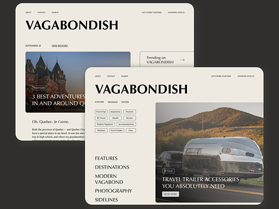 Online Magazine Redesign online magazine redesign ui design uiux web webdesign website design