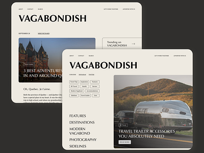 Online Magazine Redesign