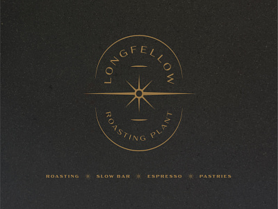 Longfellow Roasting Plant branding branding design coffee graphic graphicdesign label label packaging logo logodesign luxury packaging secondarylogo