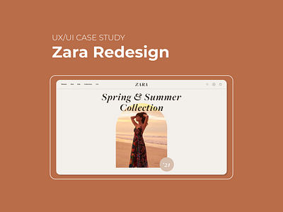 Zara Redesign case study e commerce design e commerce website ui case study ui redesign uidesign ux case study ux design