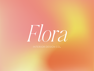 Flora Interior Design Co. Logo branding design graphic design logo logo design ui ui design