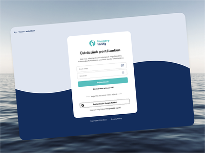 Hungary Hiring Talent Startup app design graphic design startup ui webapp