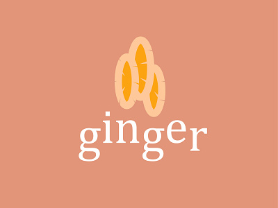 Ginger icon illustration logo vector