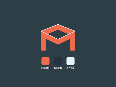 M design icon illustration logo vector