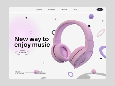 Headphones - Landing Page