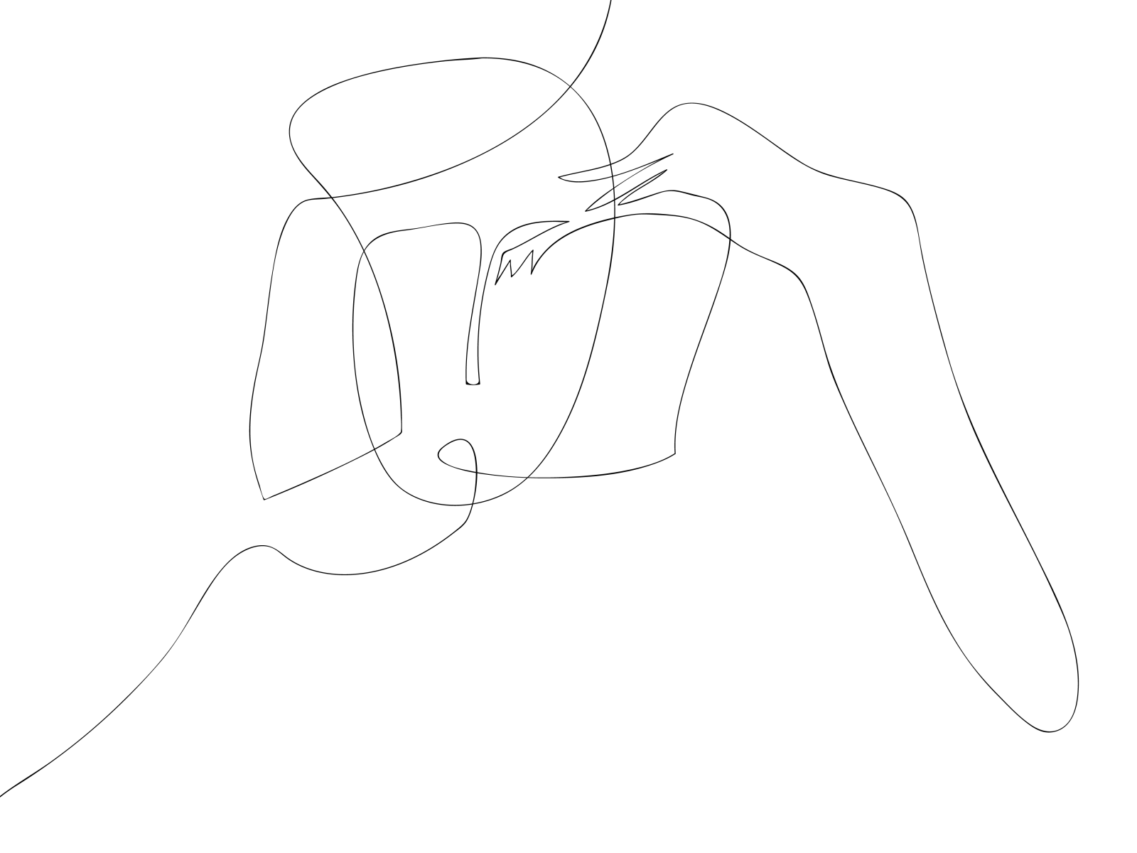 portrait-of-a-girl-with-a-short-haircut-by-alexandra-pershina-on-dribbble