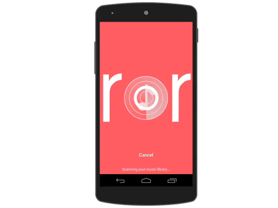 Android Music Scanner album android app gif kitkat library music radar scanner