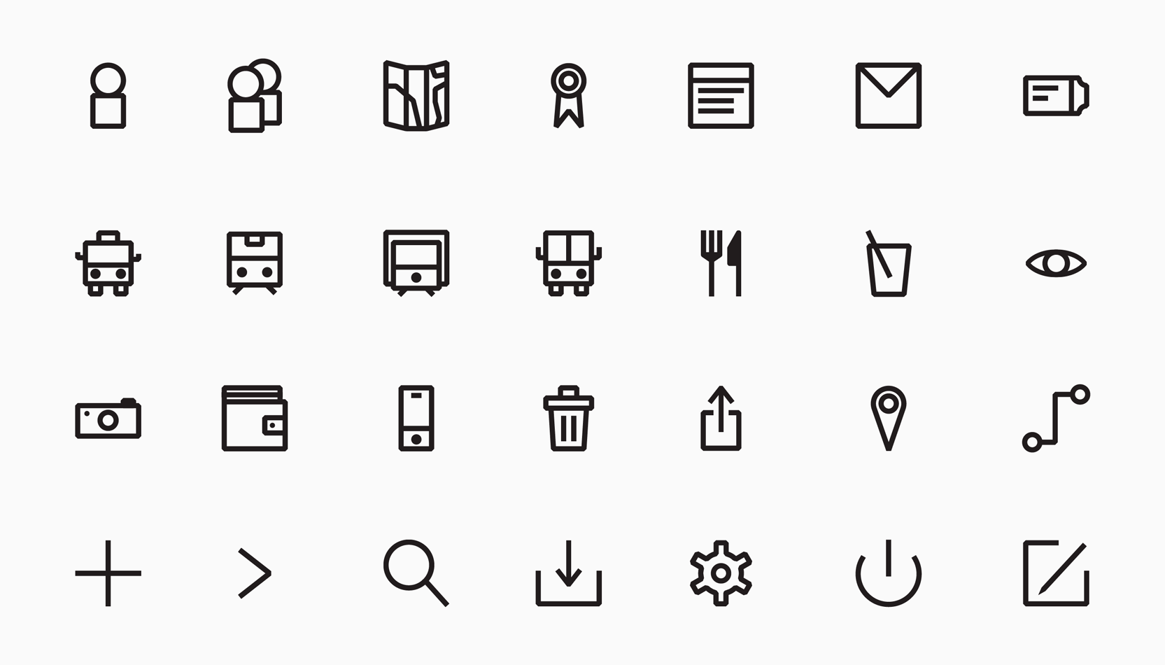 Icons | Backpack app by Paulina Jadeszko on Dribbble