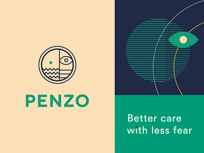 Penzo – Branding branding branding design identity logos mark symbol