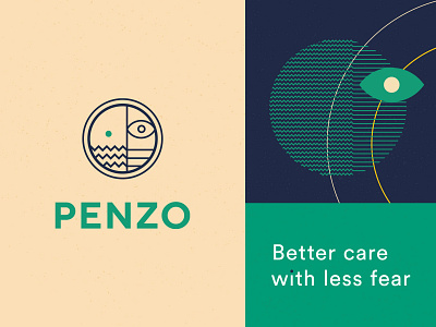 Penzo – Branding branding branding design identity logos mark symbol