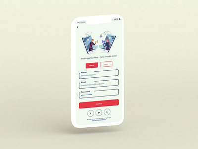 Sign Up Page app art dailyui design flat graphic design illustration minimal ui ux vector web