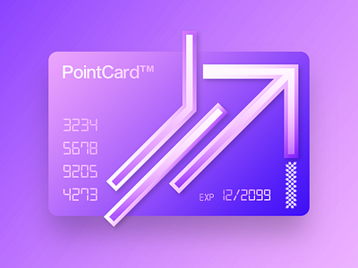 PointCard - Dribbble Weekly Playoff! card credit card debit card design dribbble future futuristic pointcard vector weekly playoff
