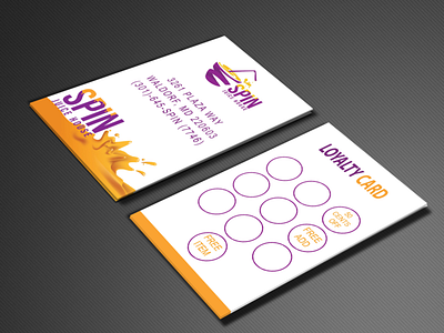 loyalty card mockup branding design illustration logo