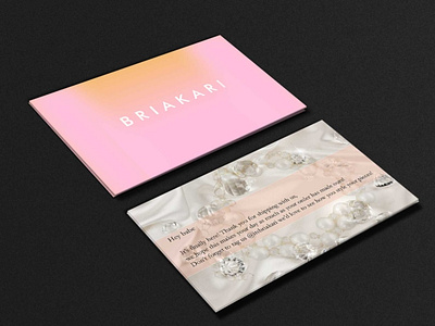 Thank you card mockup