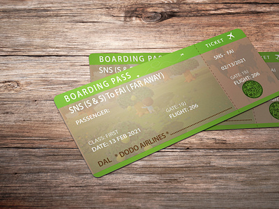 boardingpass mockup