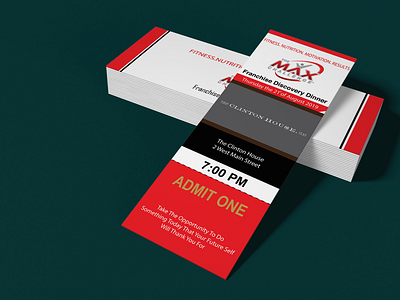 Invitation Ticket Mockup