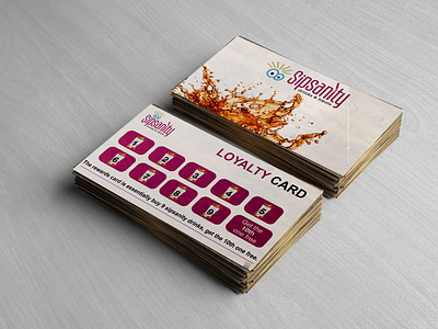 loyalty card mockup