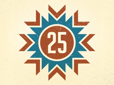 25 Logo 25 atlas birthday brian nelson logo